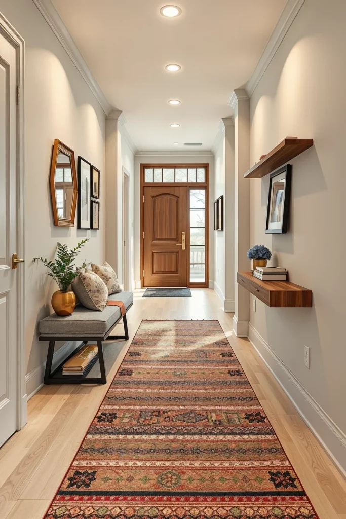 54 Small Hallway Makeover Ideas Budget That Transform Tiny Entryways