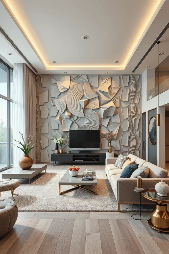 59 Textured Modern Living Room Ideas For A Stylish And Cozy Home