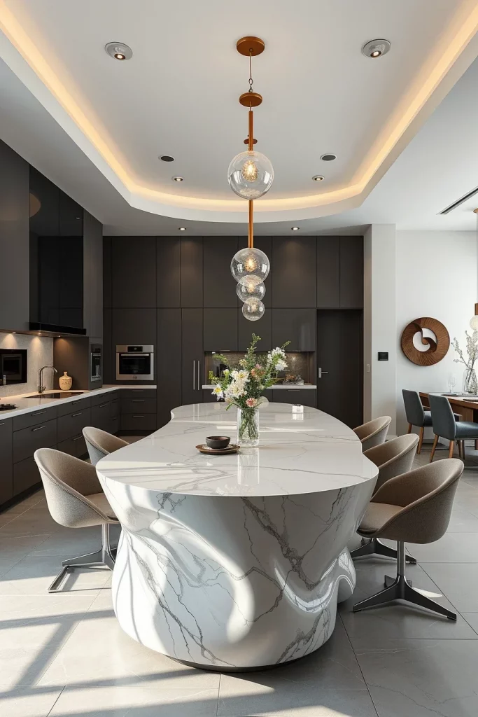 56 Sculptural Kitchen Ideas For A Modern Artistic Home