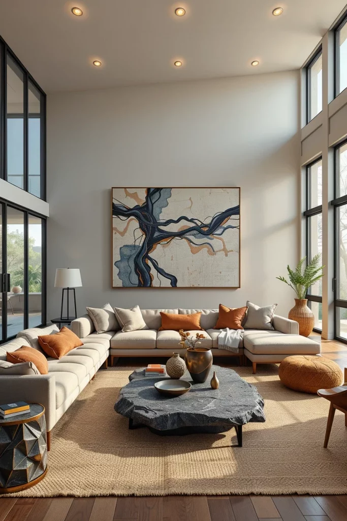 57 Organic Modern Living Room Ideas For A Stylish And Timeless Home