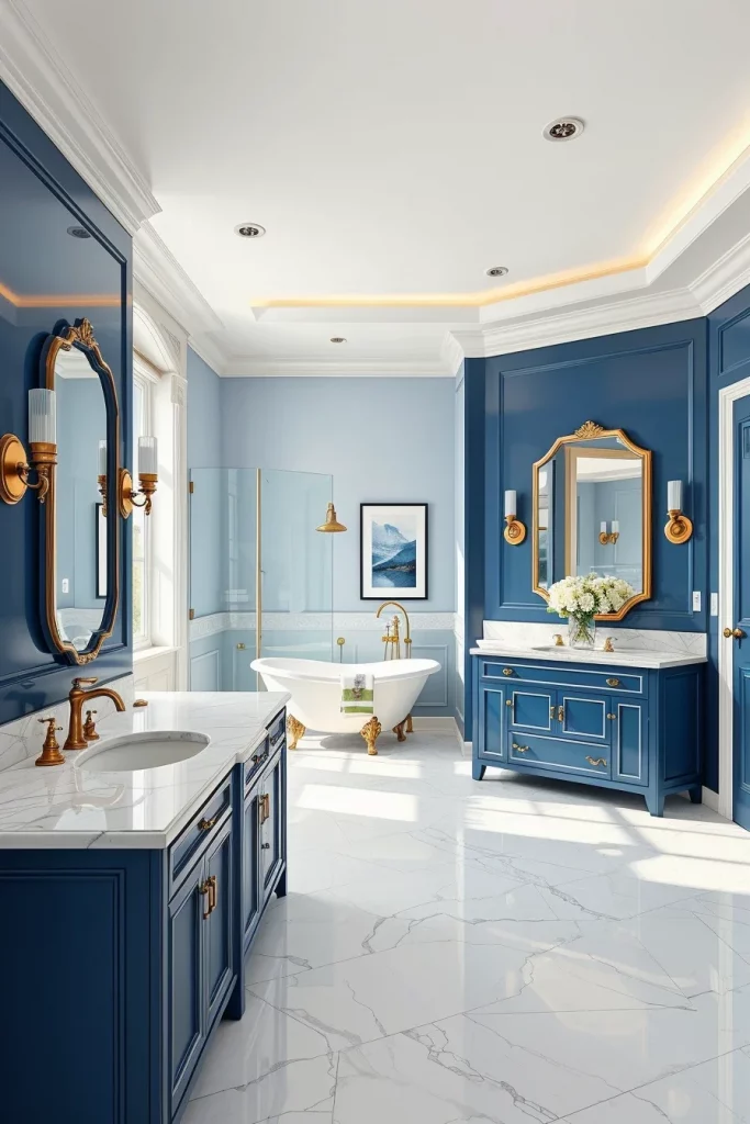 59 Blue And White Bathroom Decor Ideas For A Stylish And Timeless Space