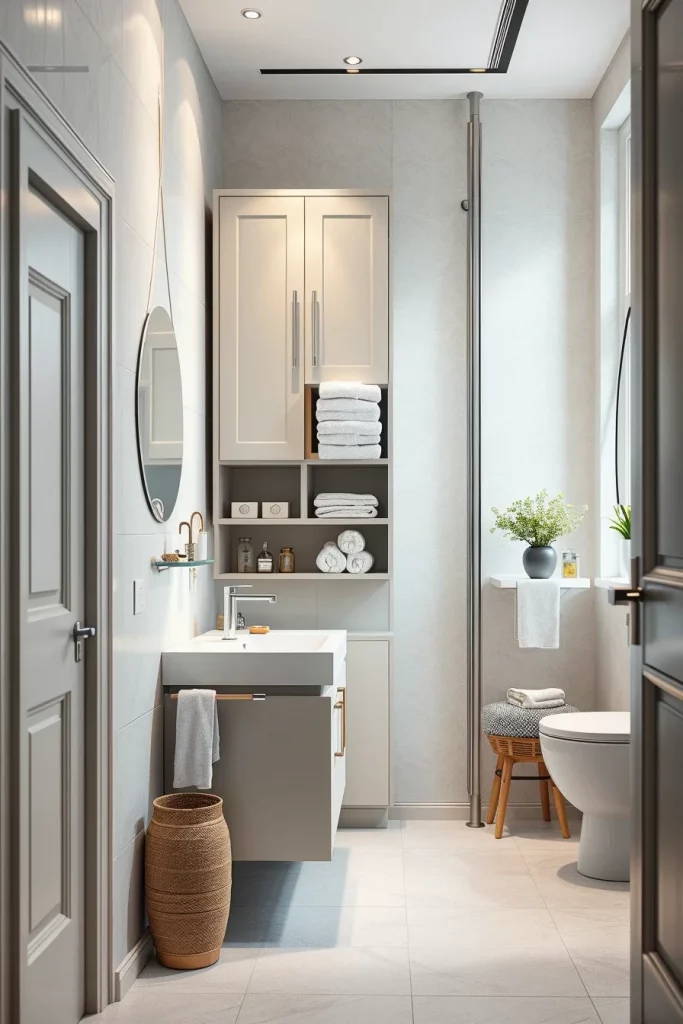 51 Space-Saving Bathroom Ideas To Maximize Style And Storage