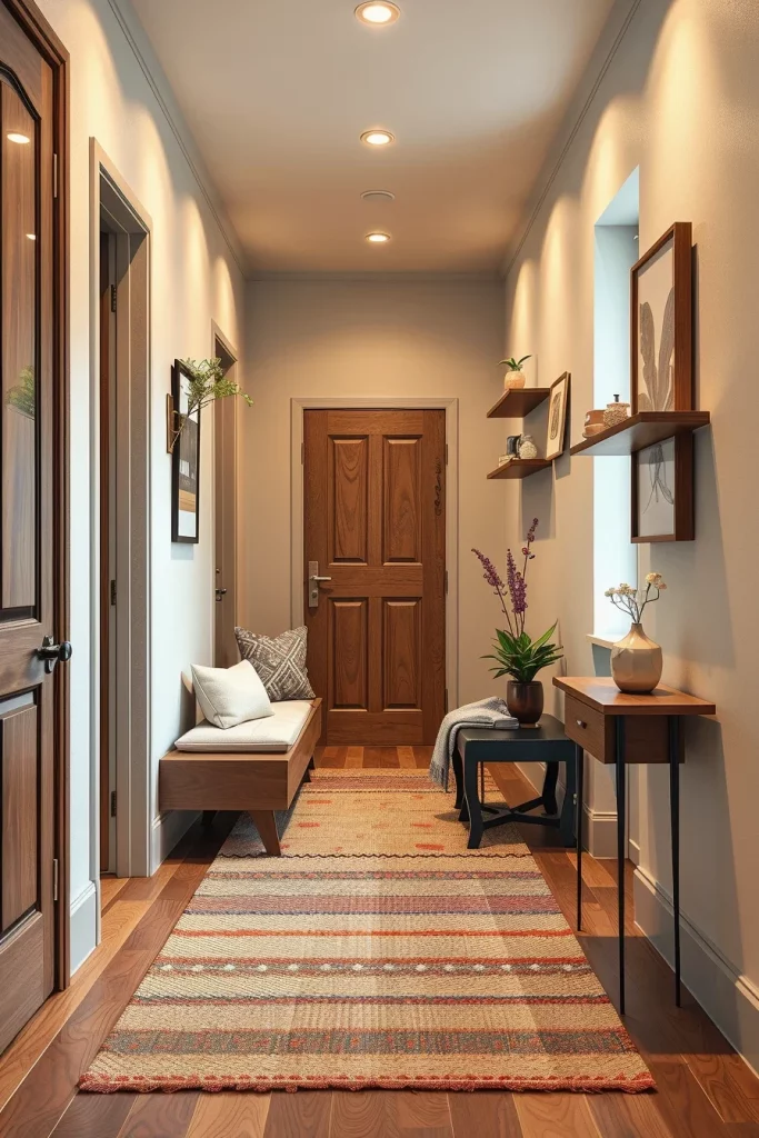 54 Small Hallway Makeover Ideas Budget That Transform Tiny Entryways