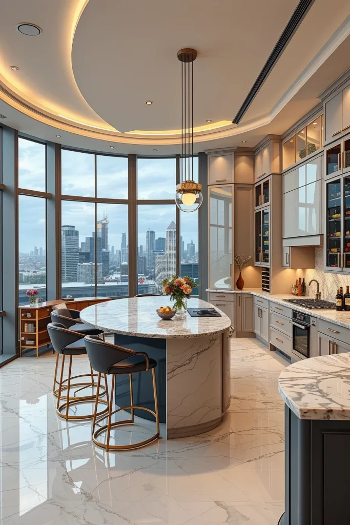 55 Luxury Penthouse Kitchen Ideas For A Sophisticated Modern Home
