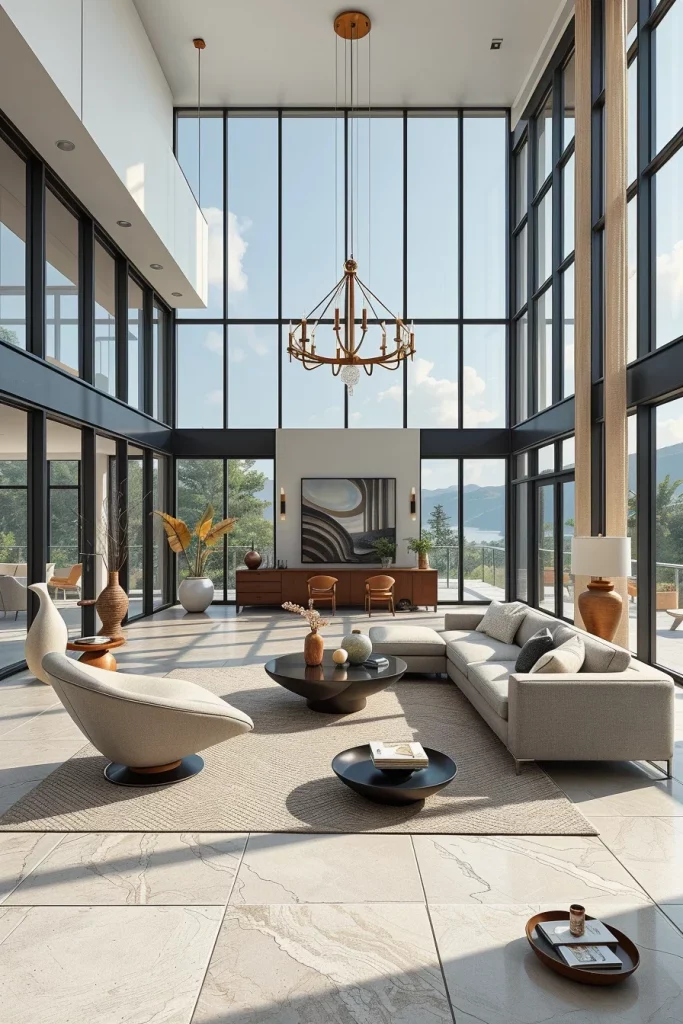 52 Floor-To-Ceiling Windows Living Room Ideas For A Bright And Modern Home