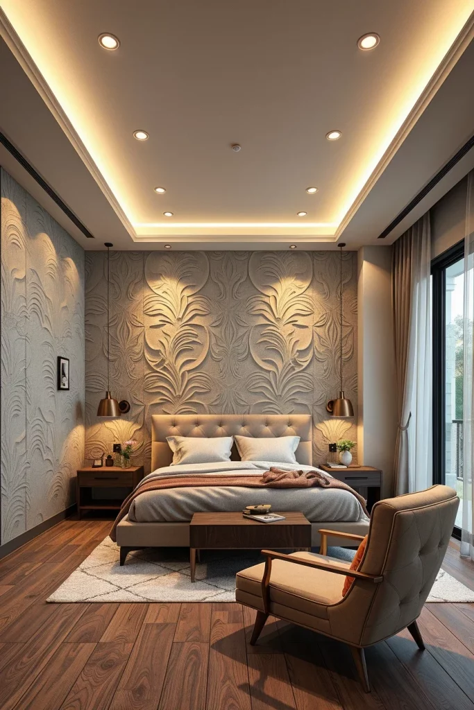51 Textured Wall Bedroom Ideas For A Stylish And Cozy Retreat