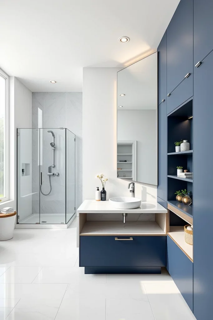 59 Blue And White Bathroom Decor Ideas For A Stylish And Timeless Space
