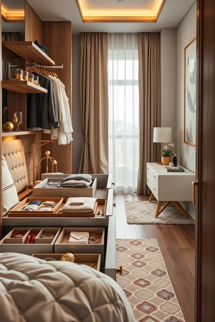 54 Small Bedroom Organization Hacks Today To Maximize Space And Style