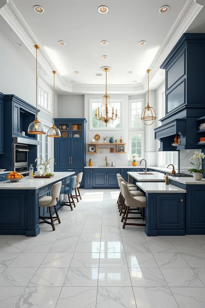 54 Blue White Kitchen Layout Inspiration Ideas For A Stylish And Timeless Home