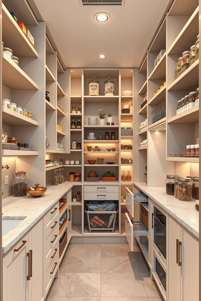 58 Modern Small Pantry Design Ideas To Maximize Style And Storage
