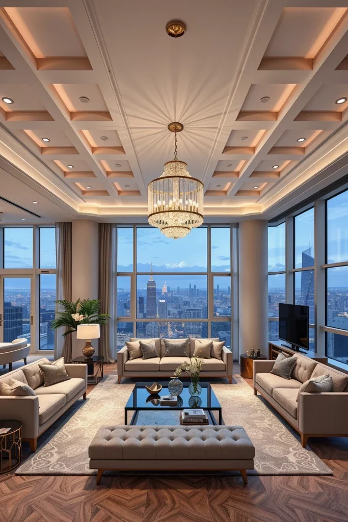 55 Luxury Penthouse Living Room Ideas For Sophisticated Modern Interiors