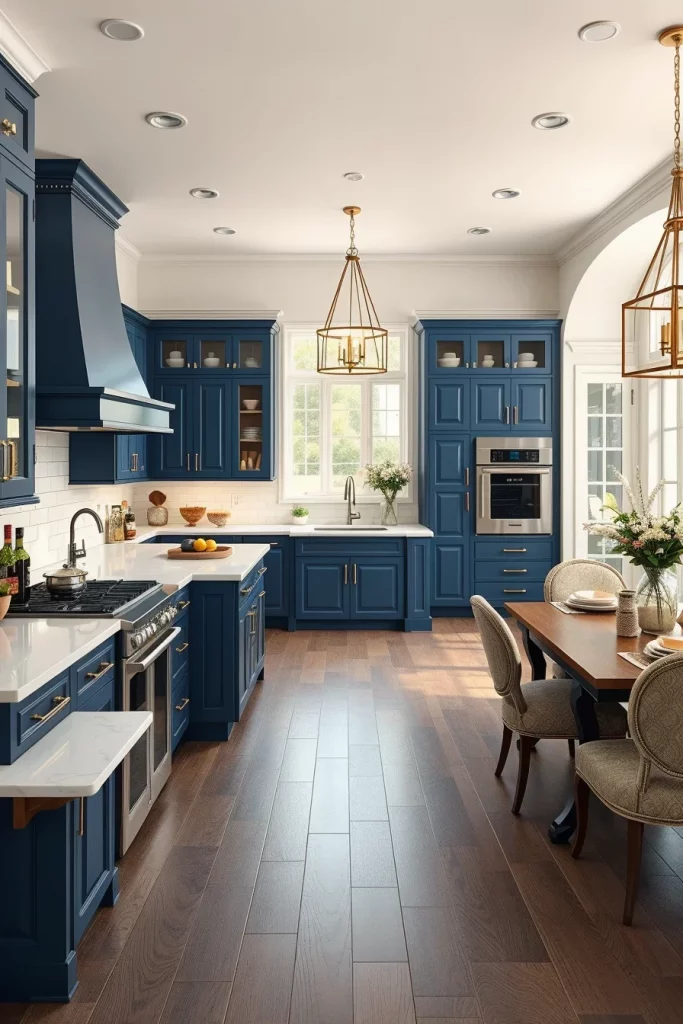 54 Blue White Kitchen Layout Inspiration Ideas For A Stylish And Timeless Home