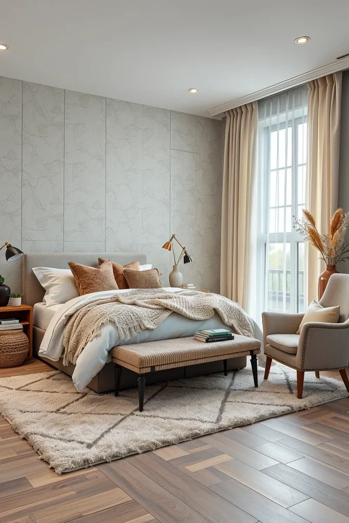 51 Textured Wall Bedroom Ideas For A Stylish And Cozy Retreat