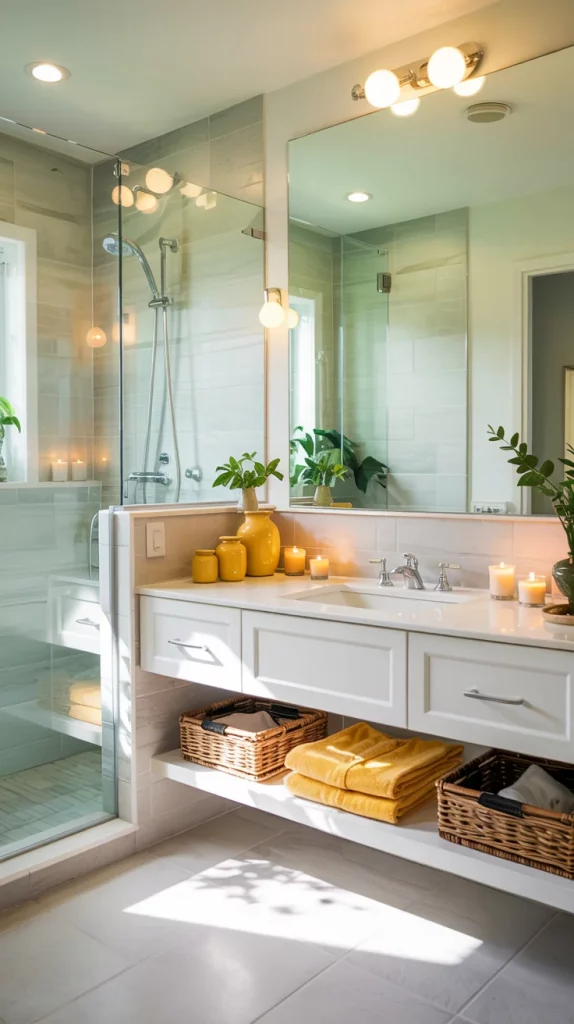 60 Yellow Bathroom Decor Styling Ideas To Brighten Your Bathroom With Style