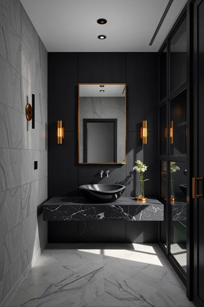 60 Luxury Black Bathroom Styling Ideas For A Sophisticated And Elegant Space