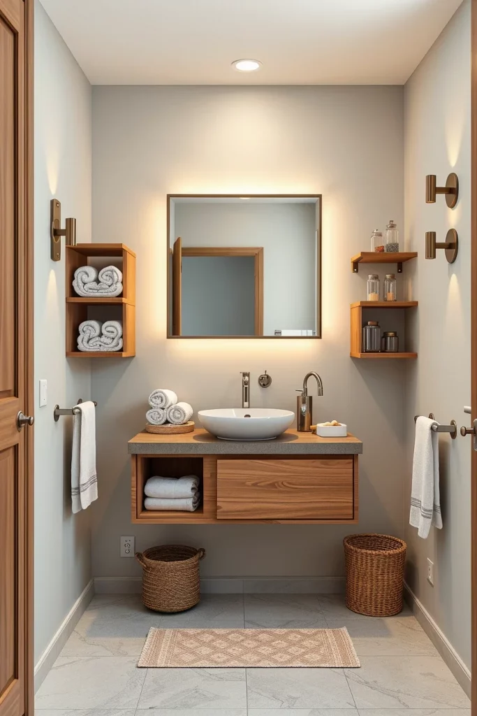 51 Space-Saving Bathroom Ideas To Maximize Style And Storage