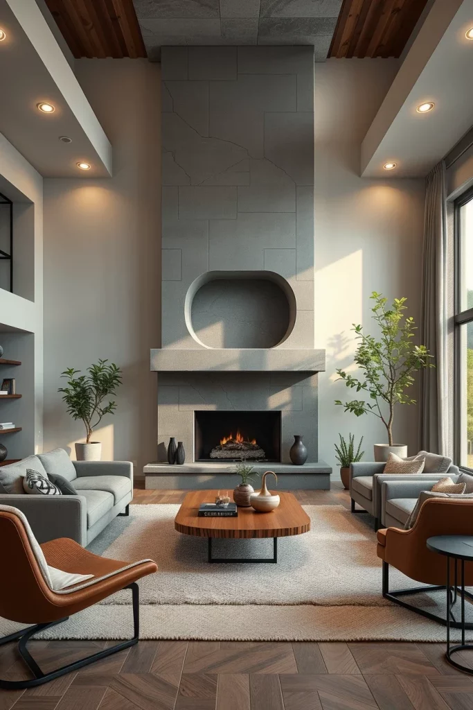 56 Statement Fireplace Living Room Ideas To Create A Stunning Focal Point