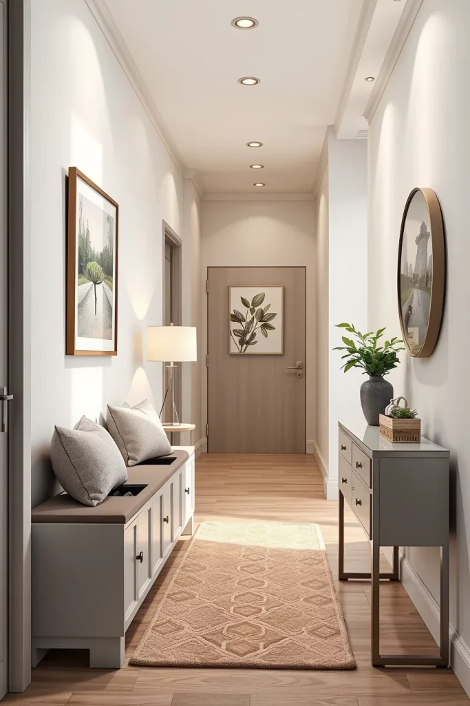 54 Small Hallway Makeover Ideas Budget That Transform Tiny Entryways