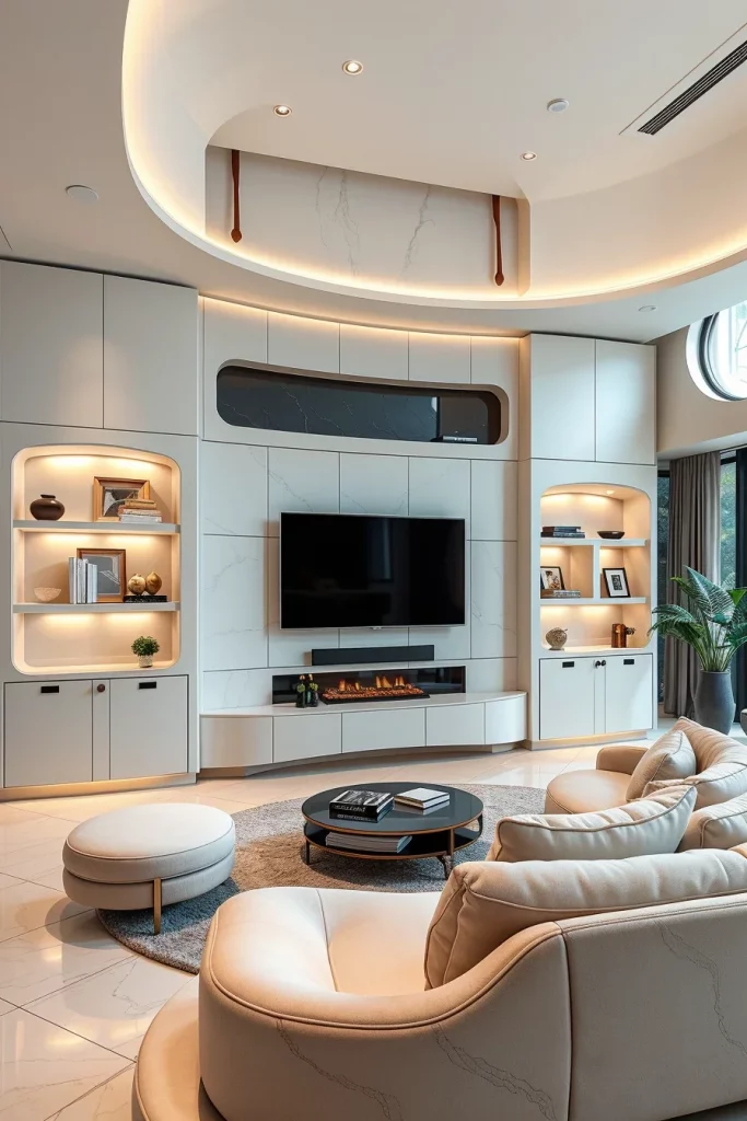 60 Sculptural And Artistic Modern Living Room Ideas For A Gallery-Inspired Home