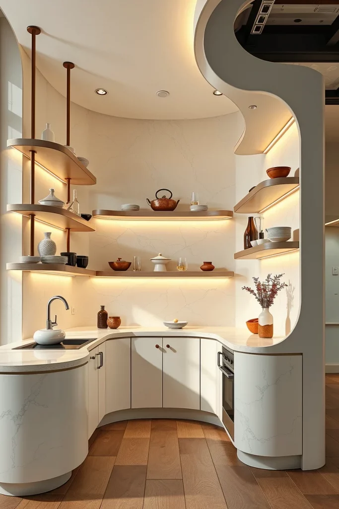 56 Sculptural Kitchen Ideas For A Modern Artistic Home