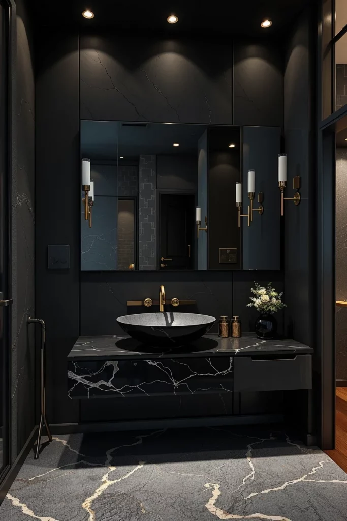60 Luxury Black Bathroom Styling Ideas For A Sophisticated And Elegant Space