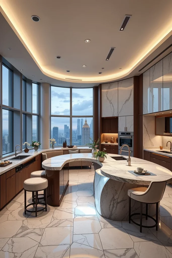 55 Luxury Penthouse Kitchen Ideas For A Sophisticated Modern Home