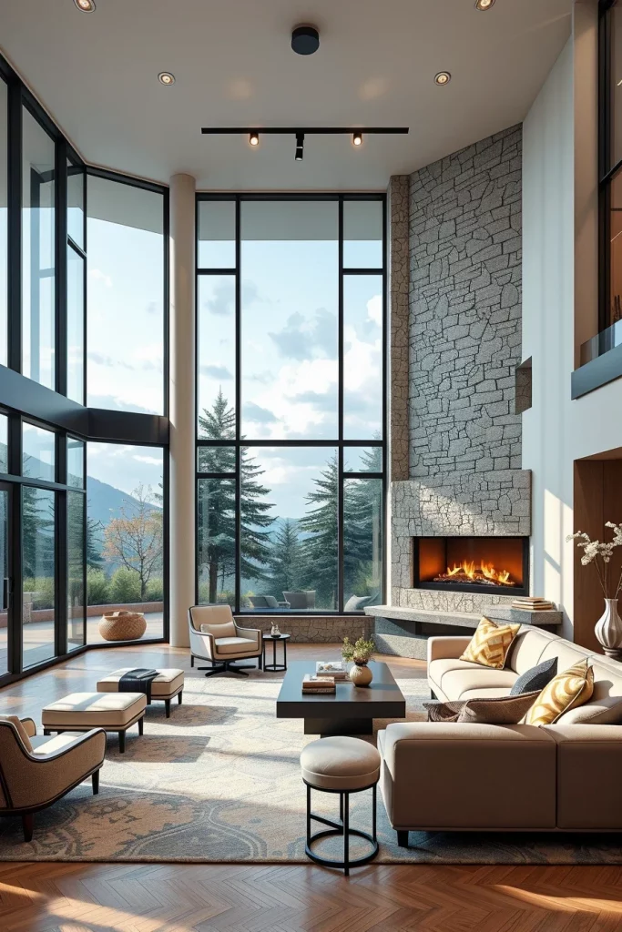 52 Floor-To-Ceiling Windows Living Room Ideas For A Bright And Modern Home