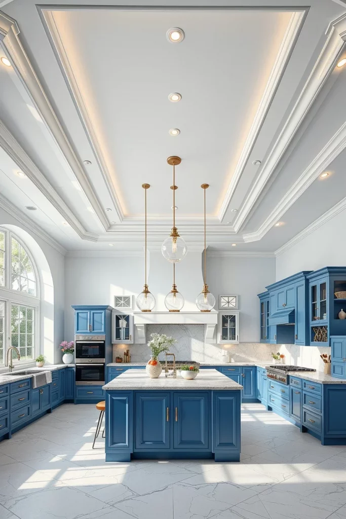 54 Blue White Kitchen Layout Inspiration Ideas For A Stylish And Timeless Home