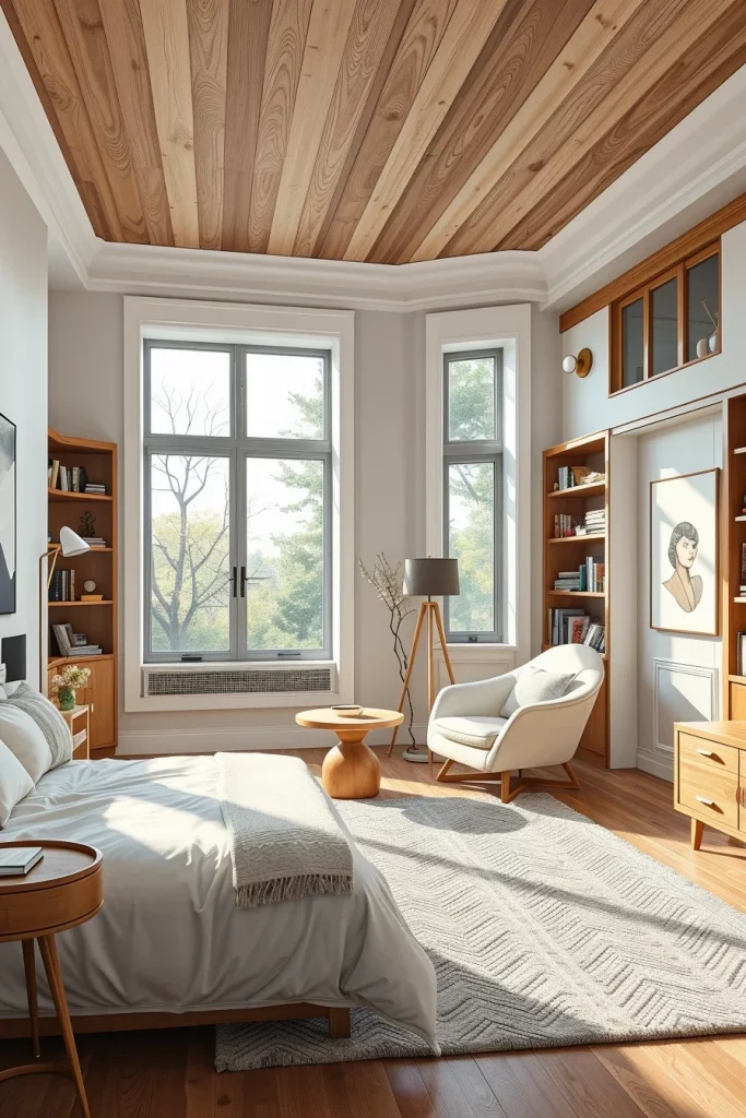 54 White And Wood Tone Bedroom Ideas For A Warm And Modern Retreat