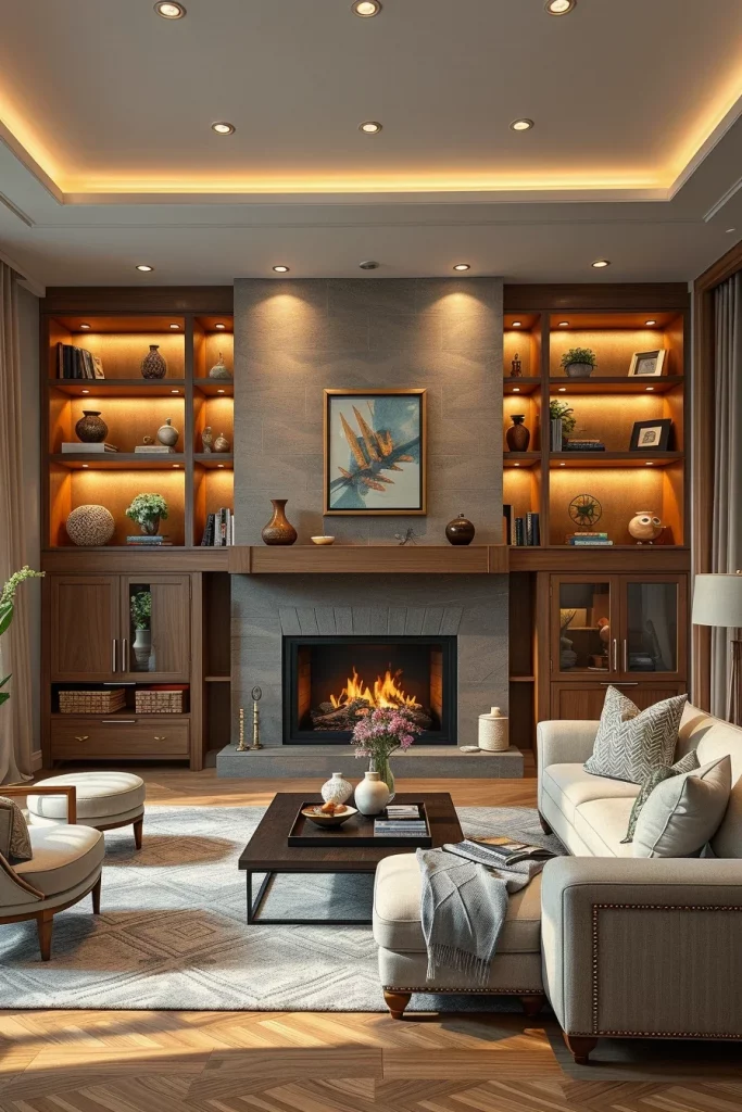 56 Statement Fireplace Living Room Ideas To Create A Stunning Focal Point