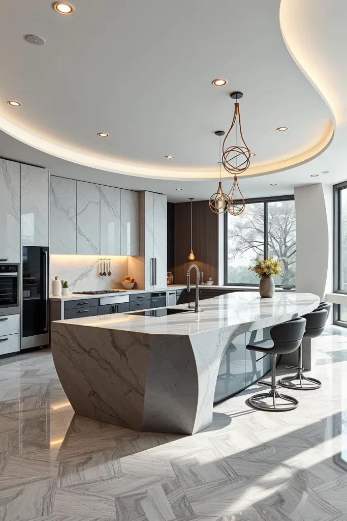 56 Sculptural Kitchen Ideas For A Modern Artistic Home