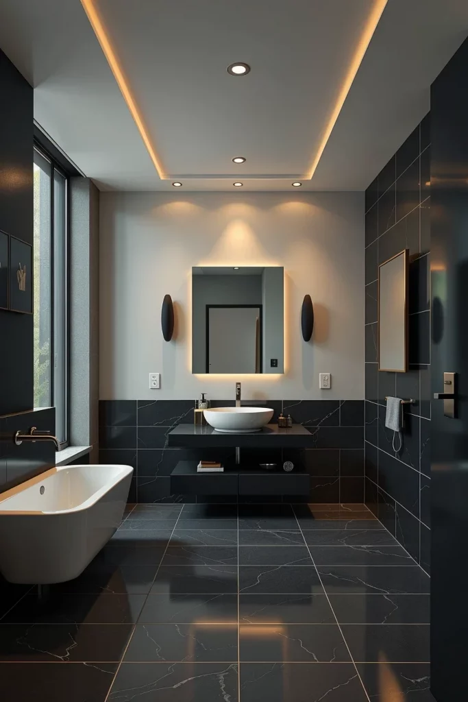 60 Luxury Black Bathroom Styling Ideas For A Sophisticated And Elegant Space