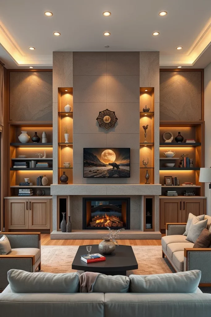 56 Statement Fireplace Living Room Ideas To Create A Stunning Focal Point