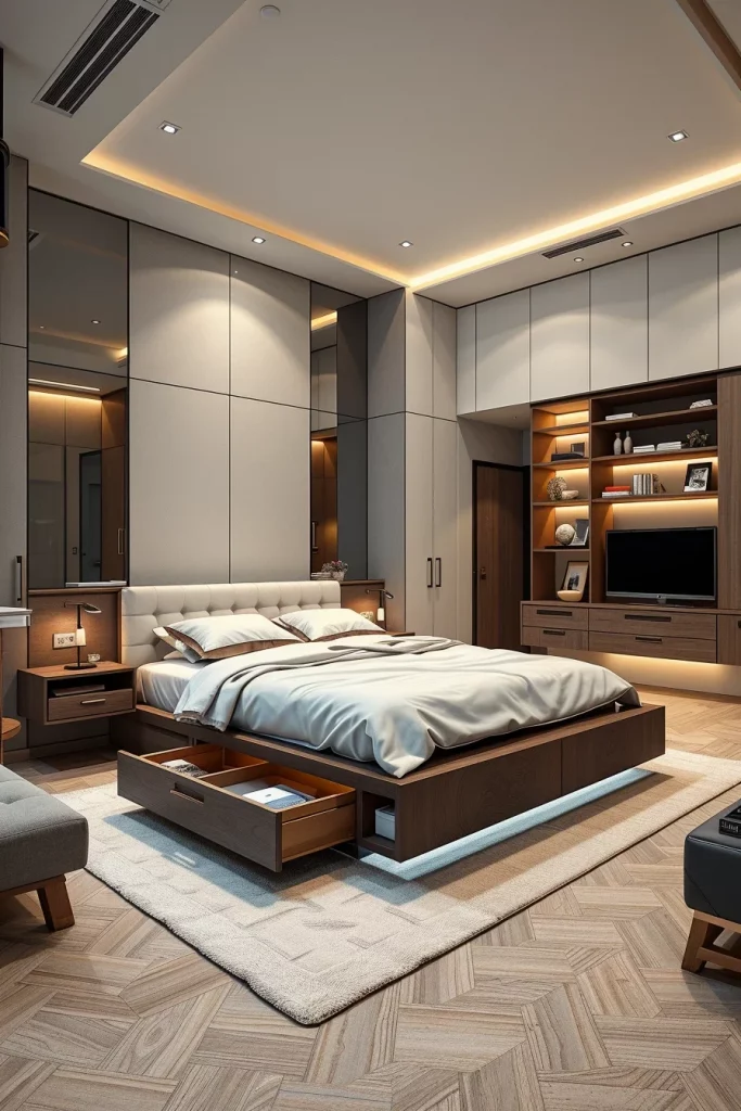 54 Floating Bed Bedroom Ideas For A Modern And Stylish Retreat