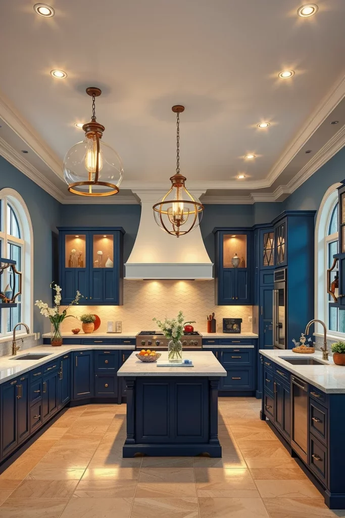 54 Blue White Kitchen Layout Inspiration Ideas For A Stylish And Timeless Home