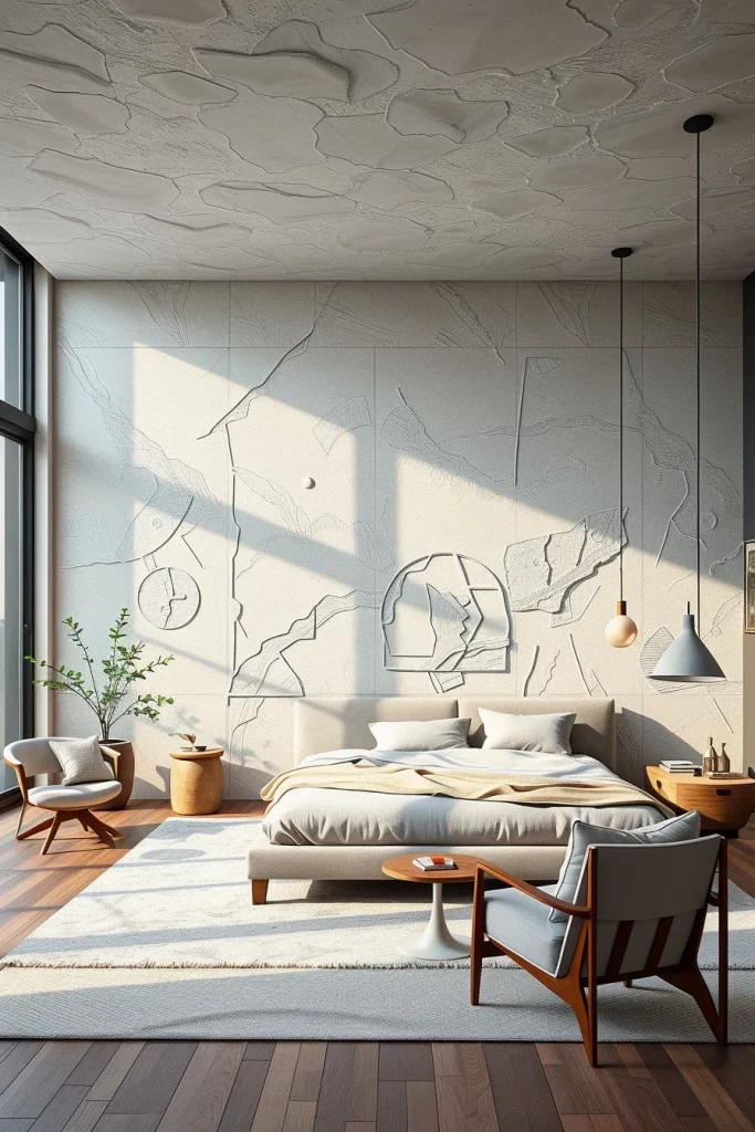 51 Textured Wall Bedroom Ideas For A Stylish And Cozy Retreat