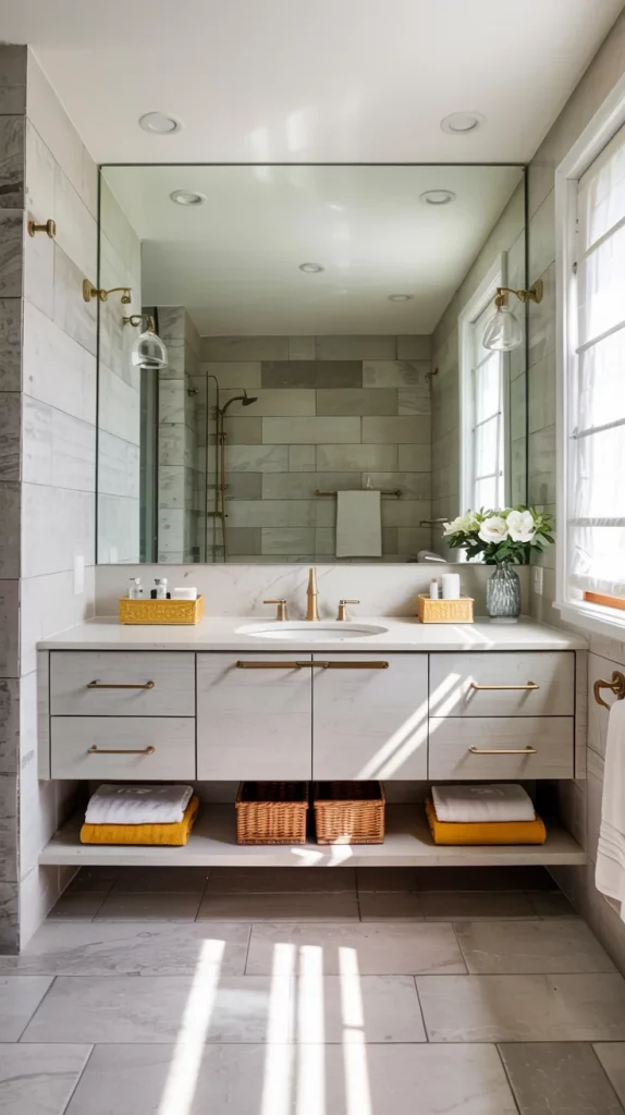 60 Yellow Bathroom Decor Styling Ideas To Brighten Your Bathroom With Style