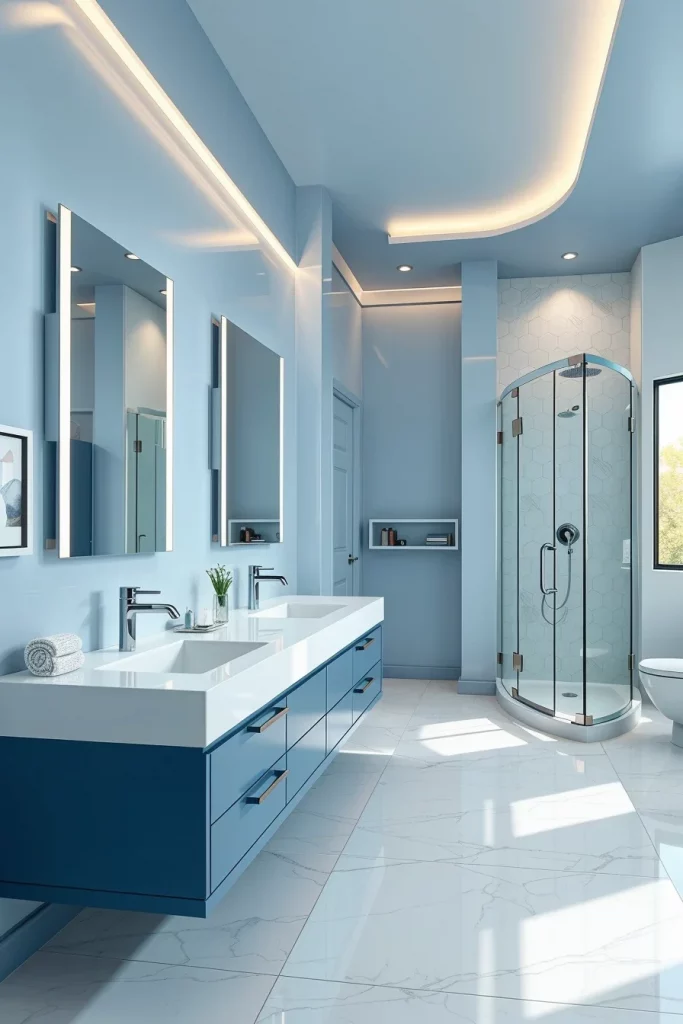 59 Blue And White Bathroom Decor Ideas For A Stylish And Timeless Space
