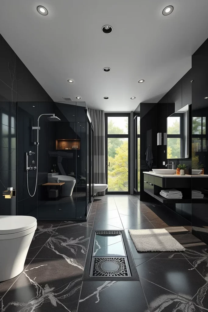 60 Luxury Black Bathroom Styling Ideas For A Sophisticated And Elegant Space