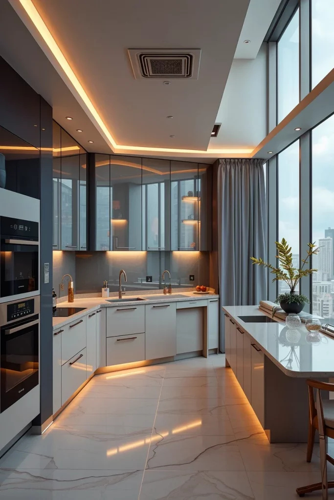 55 Luxury Penthouse Kitchen Ideas For A Sophisticated Modern Home