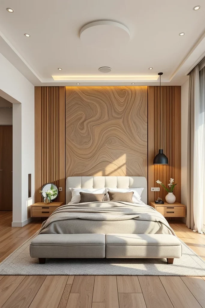 54 White And Wood Tone Bedroom Ideas For A Warm And Modern Retreat