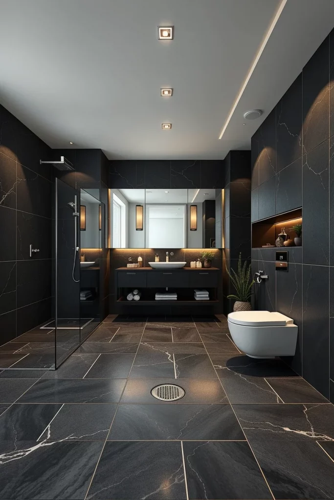 60 Luxury Black Bathroom Styling Ideas For A Sophisticated And Elegant Space
