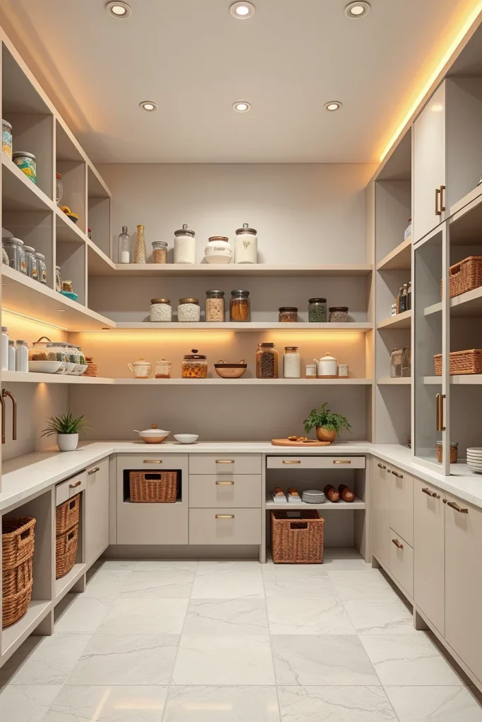 58 Modern Small Pantry Design Ideas To Maximize Style And Storage