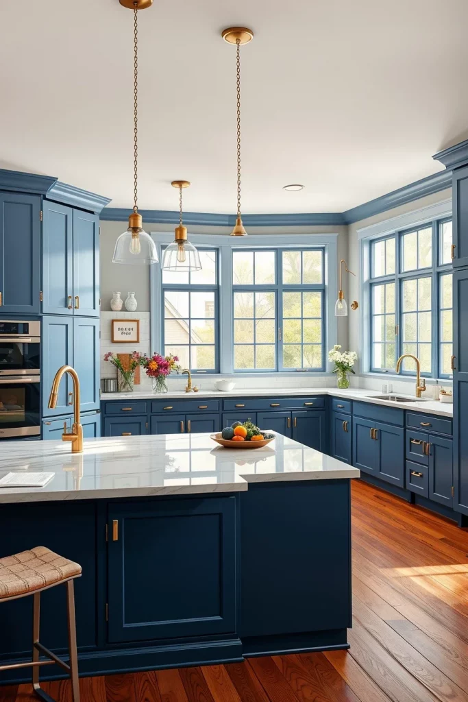 55 Blue Kitchen Cabinet Color Ideas for a Beautiful and Stylish Kitchen