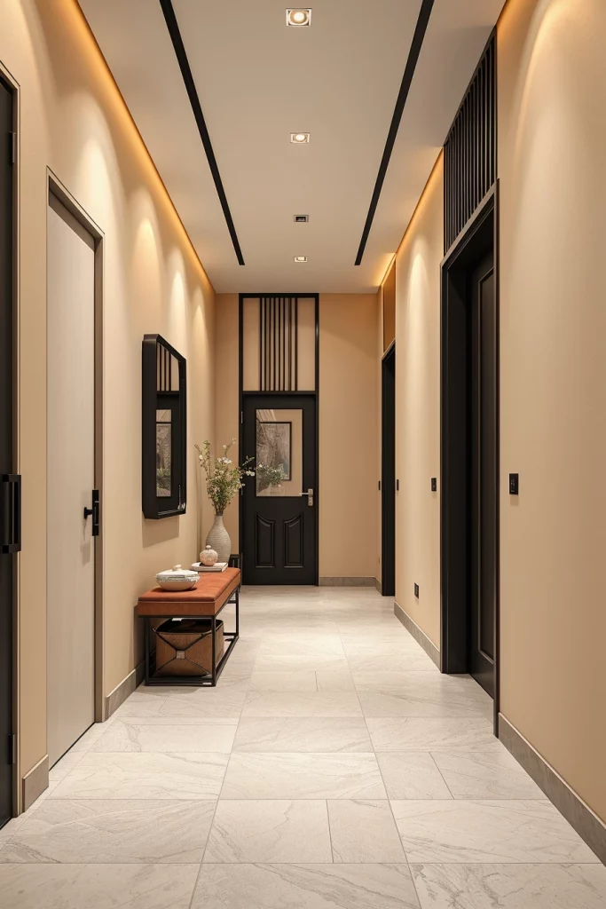 54 Minimalist Hallway Interior Design Ideas For A Stylish And Sculptural Entryway
