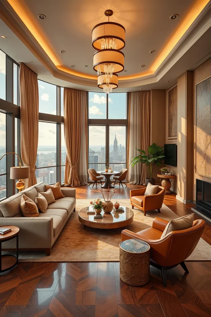 55 Luxury Penthouse Living Room Ideas For Sophisticated Modern Interiors