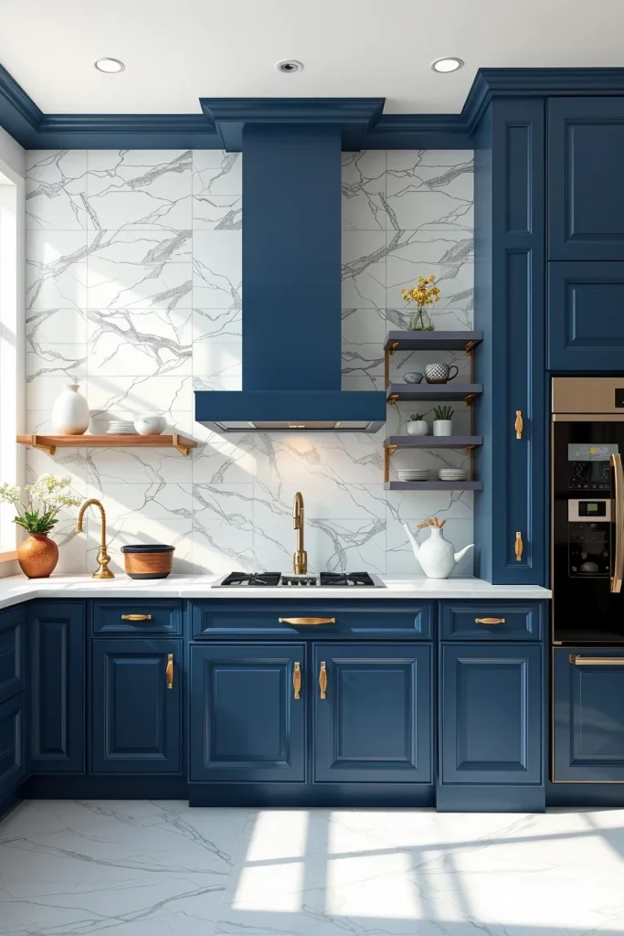 54 Blue White Kitchen Layout Inspiration Ideas For A Stylish And Timeless Home