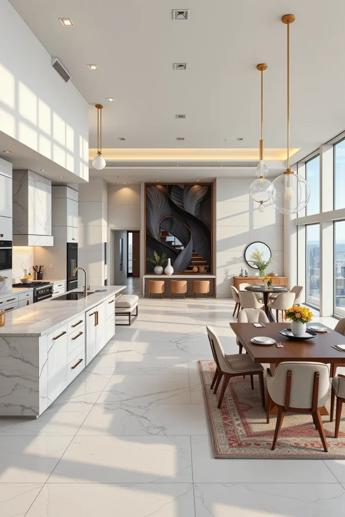 55 Luxury Penthouse Kitchen Ideas For A Sophisticated Modern Home