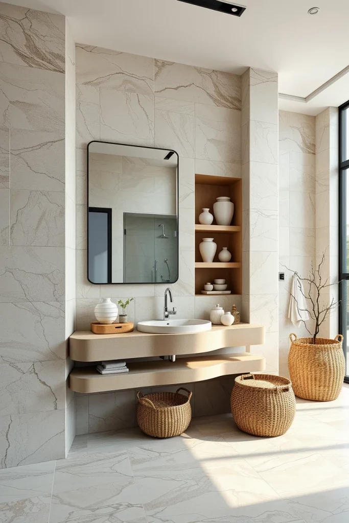 59 Textured Stone Bathroom Ideas For A Stylish And Timeless Space