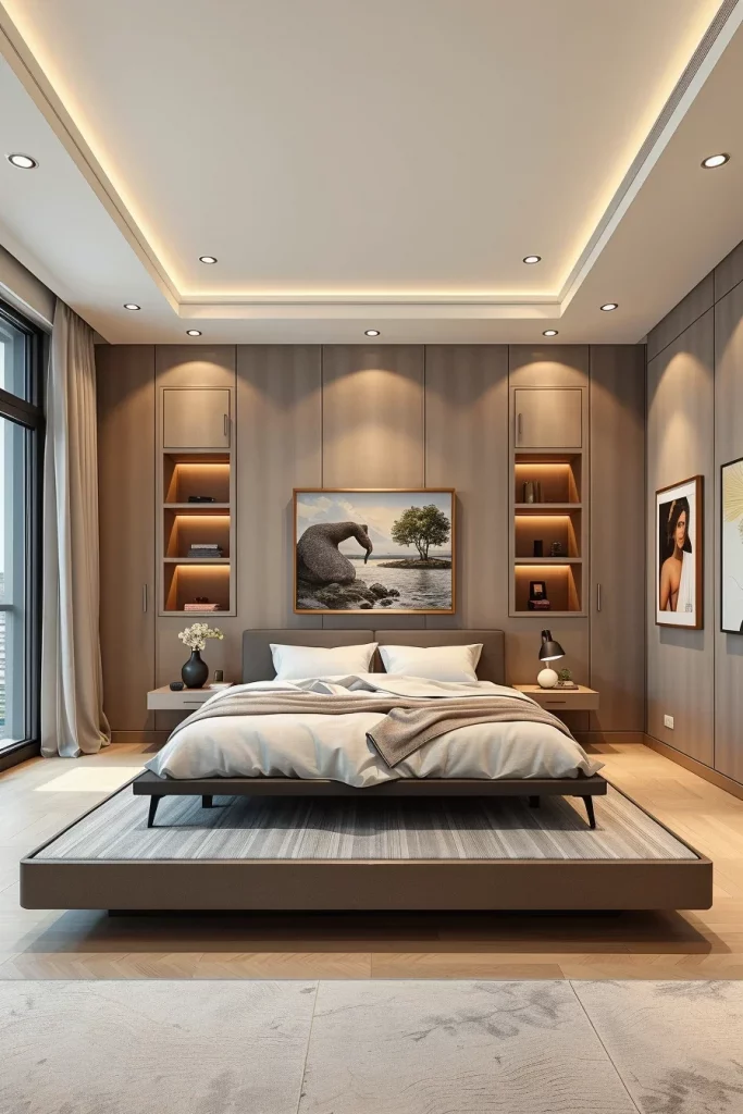 54 Floating Bed Bedroom Ideas For A Modern And Stylish Retreat